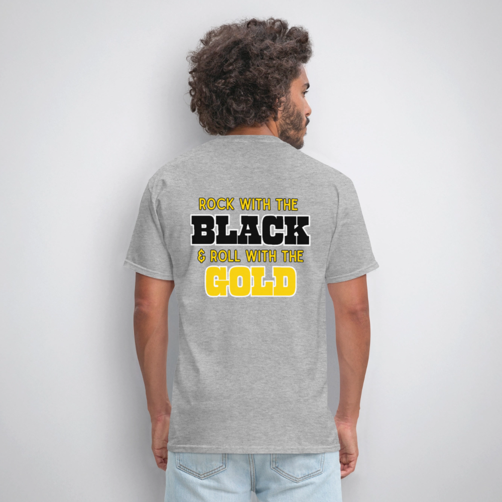 Rock & Roll Cheer T-Shirt | GILDAN 5000 - heather gray