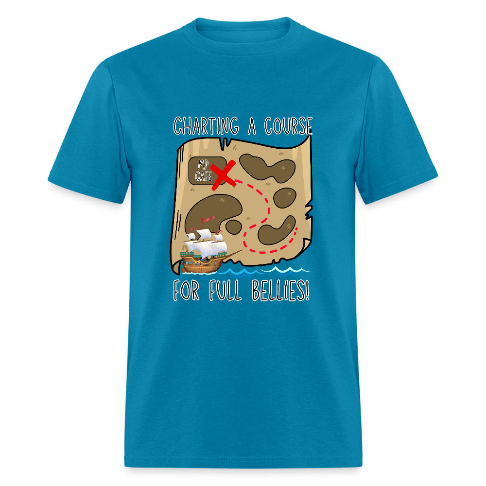 Charting a Course Classic T-Shirt - turquoise