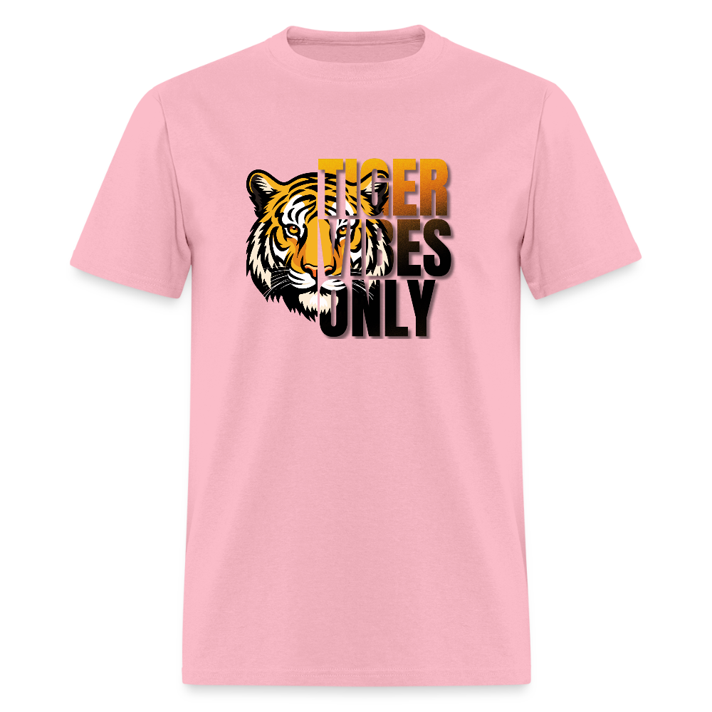 Tiger Vibes Only Black & Gold Classic T-Shirt - pink
