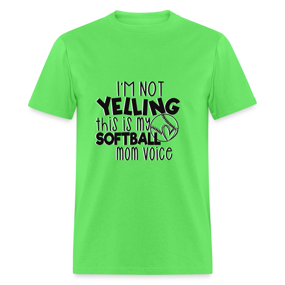 Softball Mom Voice Classic T-Shirt - kiwi