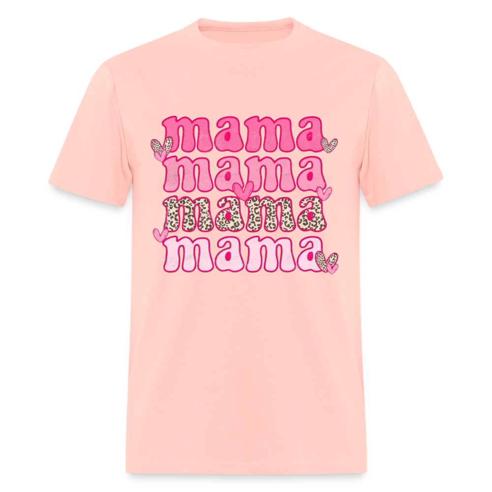 MAMA Hearts Unisex Classic T-Shirt - blush pink 