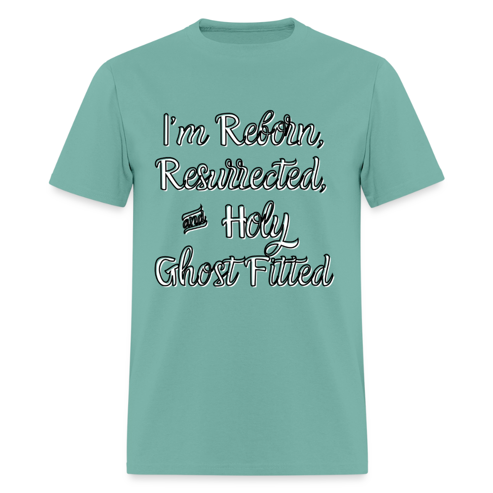 Holy Ghost Fitted T-Shirt | GILDAN 5000 - aquatic