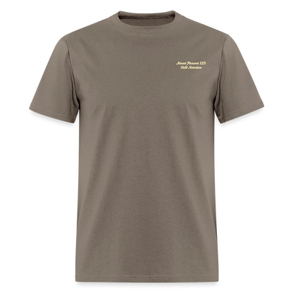 Customizable Peace Love Breakfast & Lunch T-Shirt | GILDAN 5000 - safari