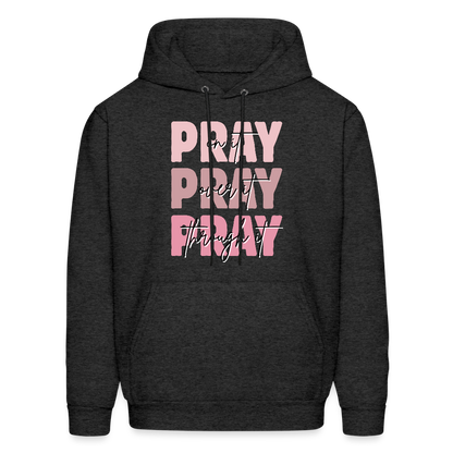 PRAY PRAY PRAY Hoodie - charcoal grey