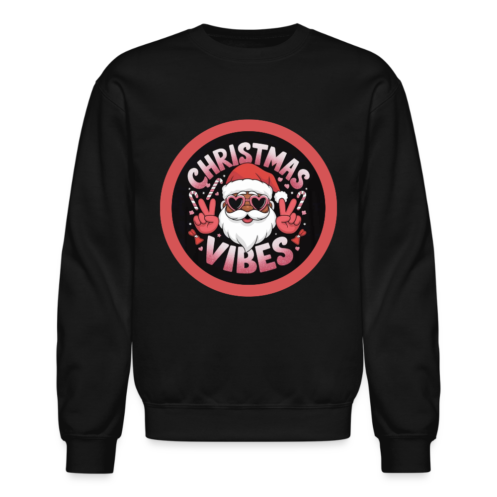 Christmas Vibes Sweatshirt - black