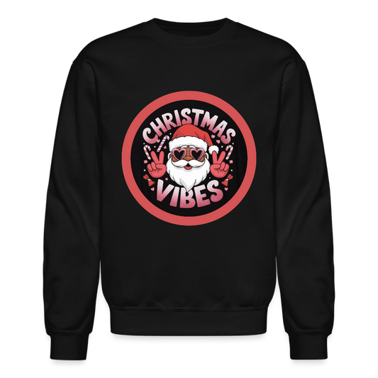 Christmas Vibes Sweatshirt - black