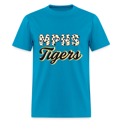 MPHS Black and Gold Love  T-Shirt | GILDAN 5000 - turquoise