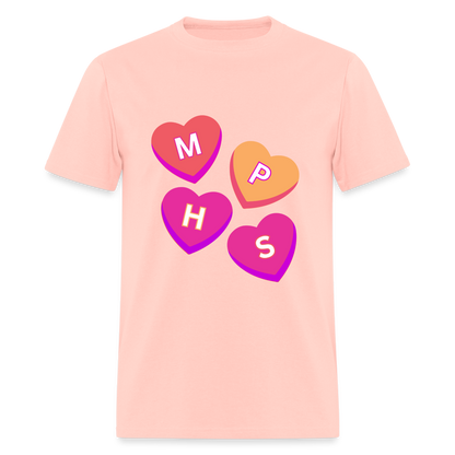 MPHS Convo Hearts Classic T-Shirt - blush pink 