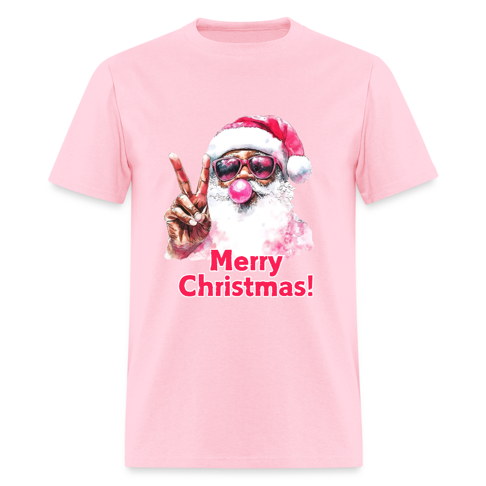 Peace Merry Christmas Unisex Classic T-Shirt - pink