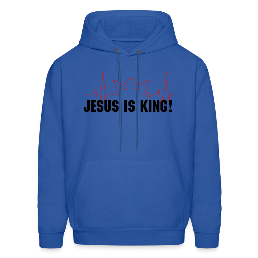 Jesus is King! Men's Hoodie - royal blue
