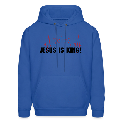 Jesus is King! Men's Hoodie - royal blue