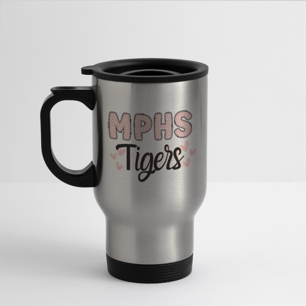 MPHS Fueling the GRRR Travel Mug - silver