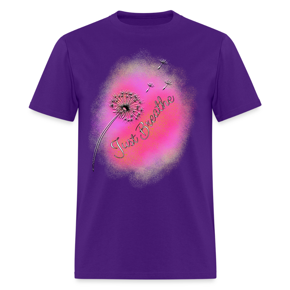Just Breathe T-Shirt | GILDAN 5000 - purple