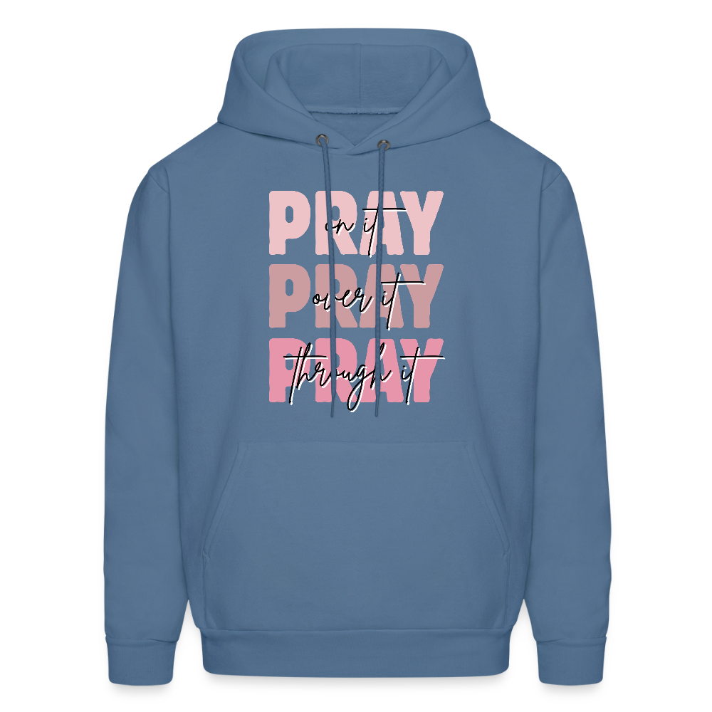 PRAY PRAY PRAY Hoodie - denim blue