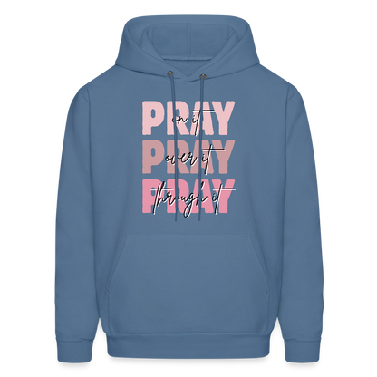 PRAY PRAY PRAY Hoodie - denim blue