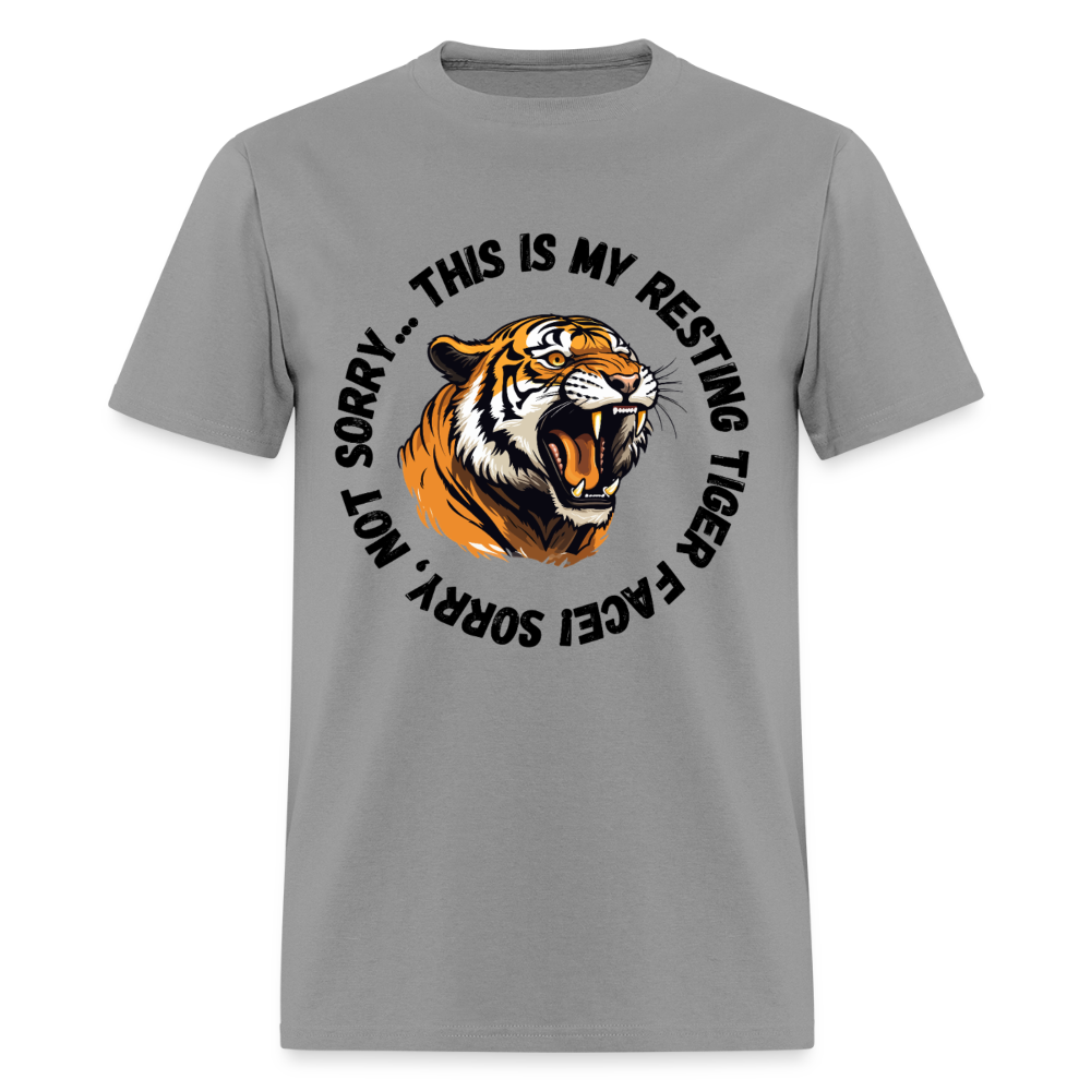 Resting Tiger Face 2 T-Shirt | GILDAN 5000 - rock