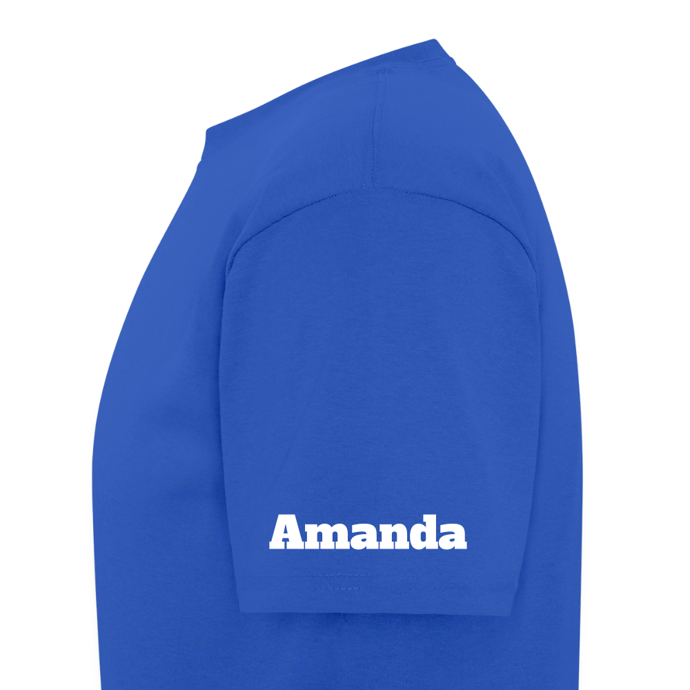 Customizable Zeta Phi Beta T-Shirt | GILDAN 5000 - royal blue