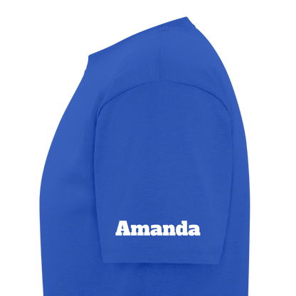 Customizable Zeta Phi Beta T-Shirt | GILDAN 5000 - royal blue