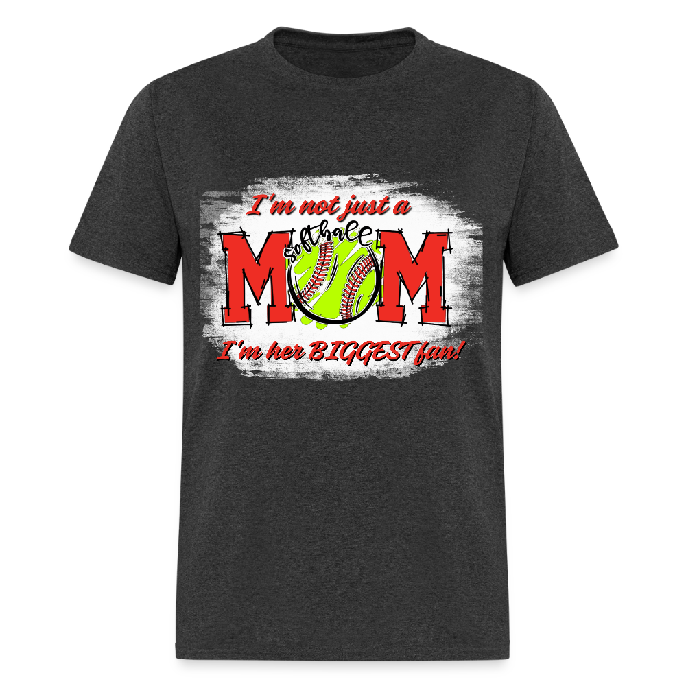 Mom Biggest Fan Classic T-Shirt - heather black