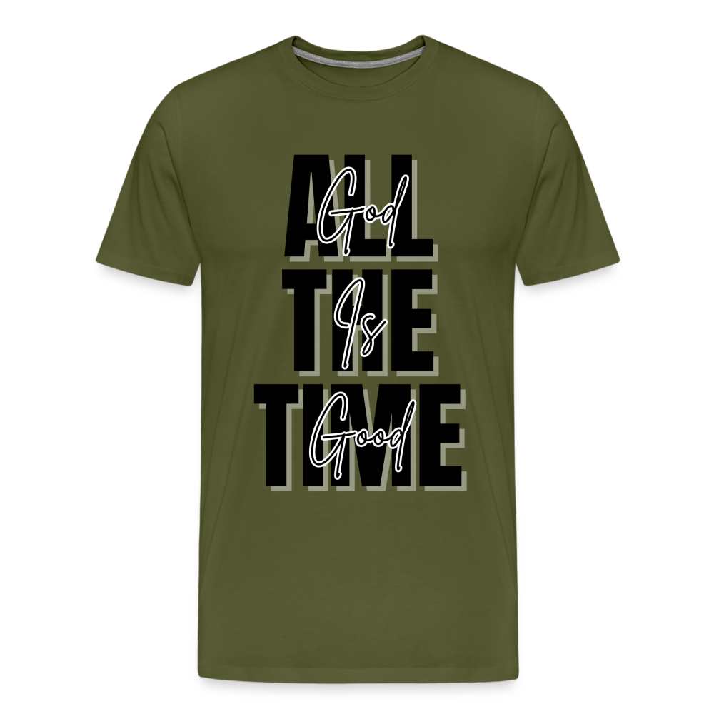 Psalm 34:8 Premium T-Shirt - olive green