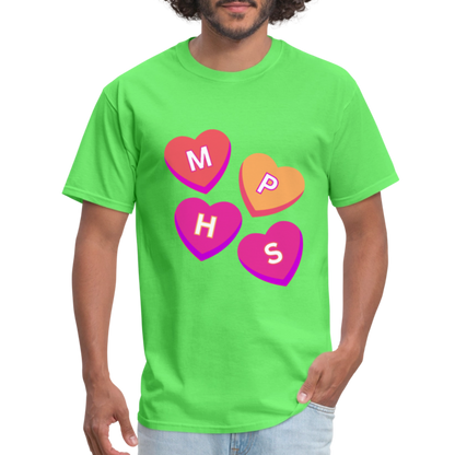 MPHS Convo Hearts Classic T-Shirt - kiwi