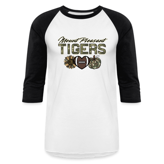 Camo MP Tigers Baseball T-Shirt - white/black