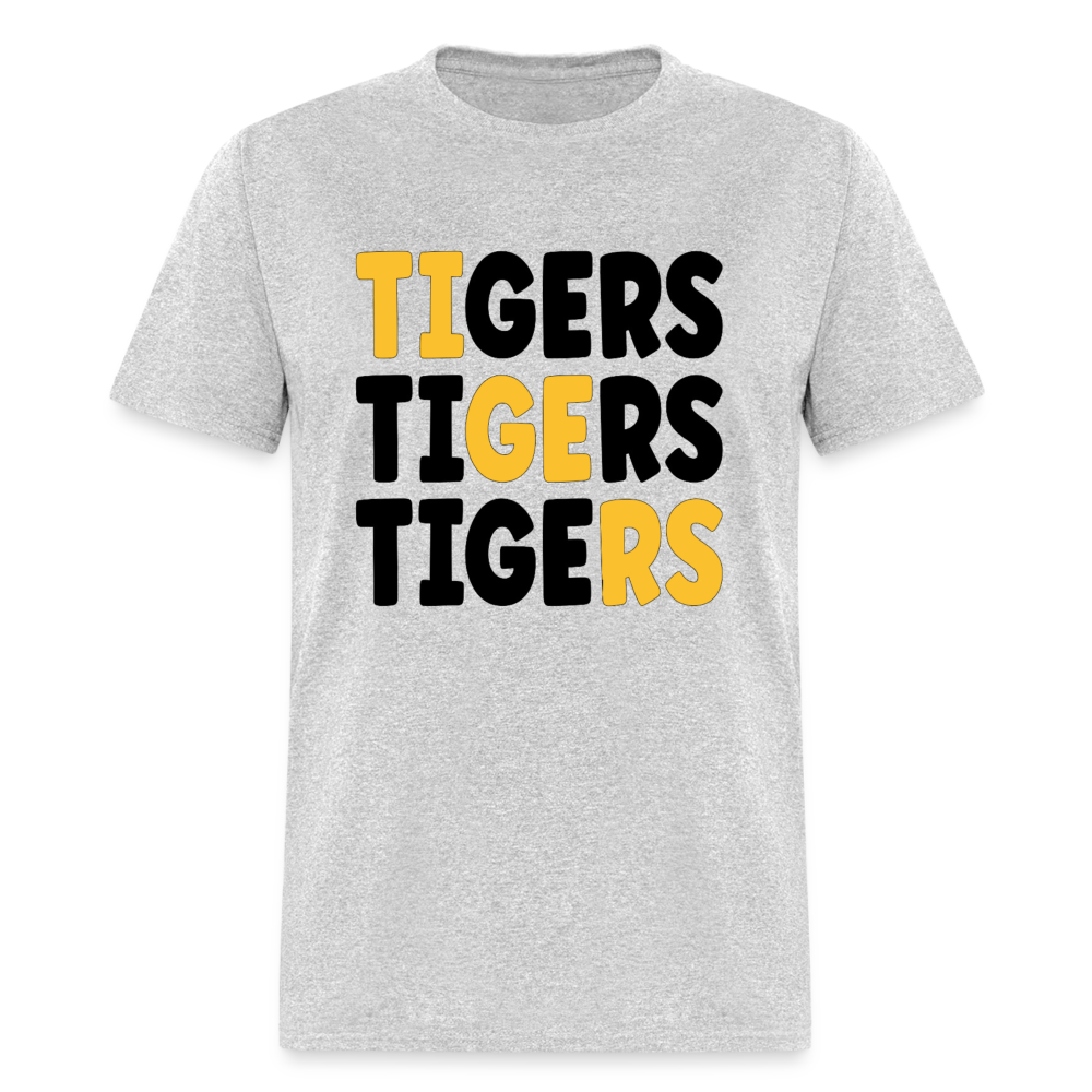 Tigers x 4 Unisex Classic T-Shirt - heather gray