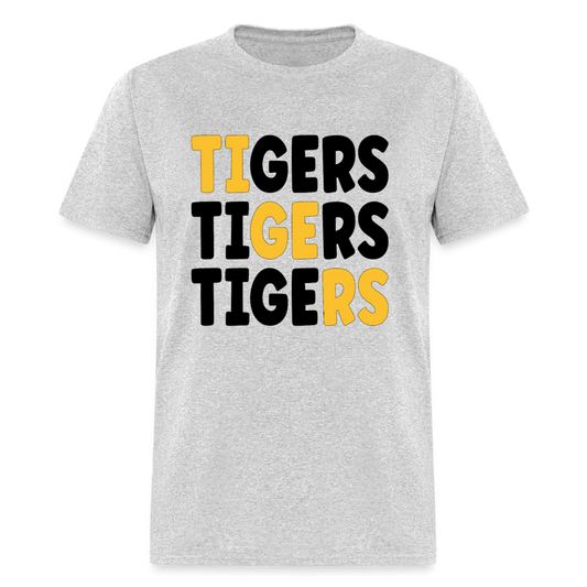 Tigers x 4 Unisex Classic T-Shirt - heather gray