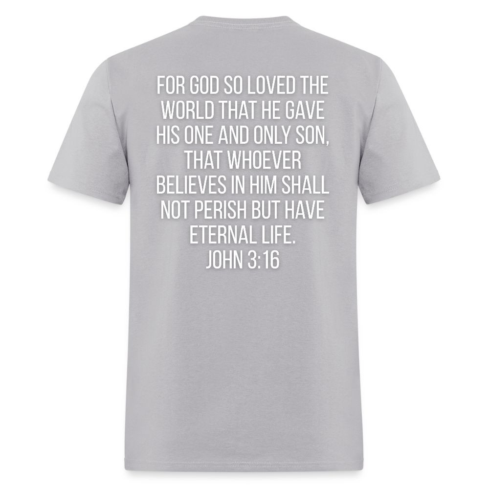 John 3:16 Classic T-Shirt - gravel 