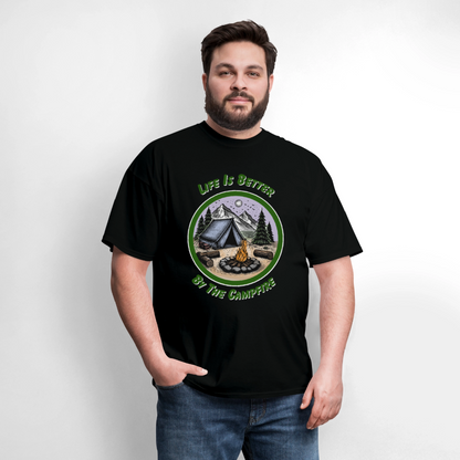 By the Campfire T-Shirt | GILDAN 5000 - black