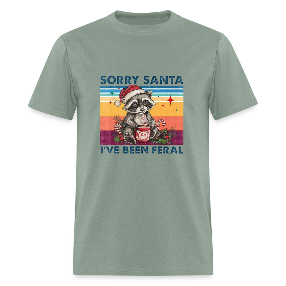 Santa, I've been feral Classic T-Shirt - sage