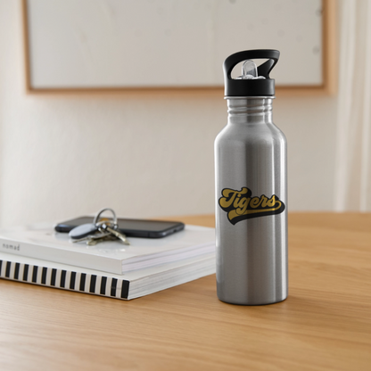 Tigers Water Bottle - silver