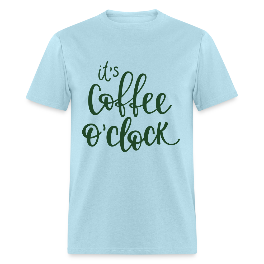 Coffee O'Clock Classic T-Shirt - powder blue