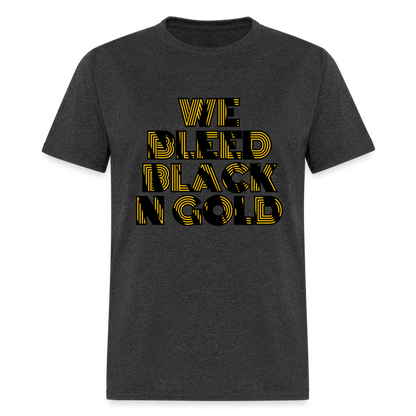 Bleed Black N Gold Unisex Classic T-Shirt - heather black