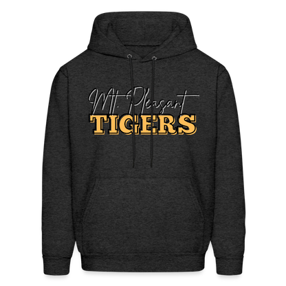 MP Tigers Bleed Black & Gold Men's Hoodie - charcoal grey