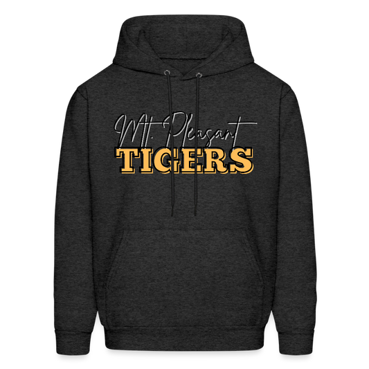 MP Tigers Bleed Black & Gold Men's Hoodie - charcoal grey