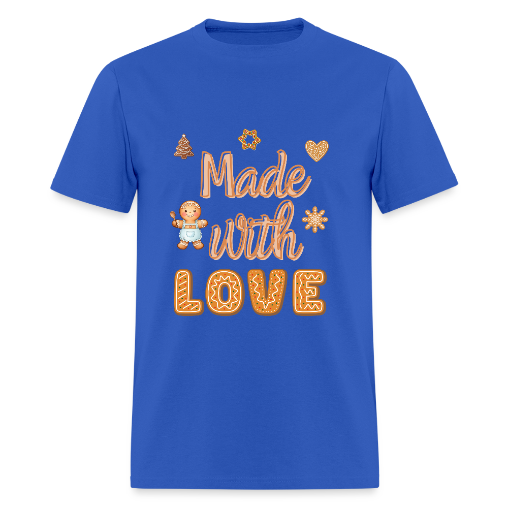 Made with LOVE T-Shirt | GILDAN 5000 - royal blue