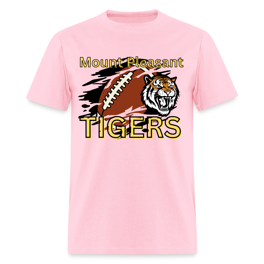 Mount Pleasant TIGERS Football T-Shirt | GILDAN 5000 - pink