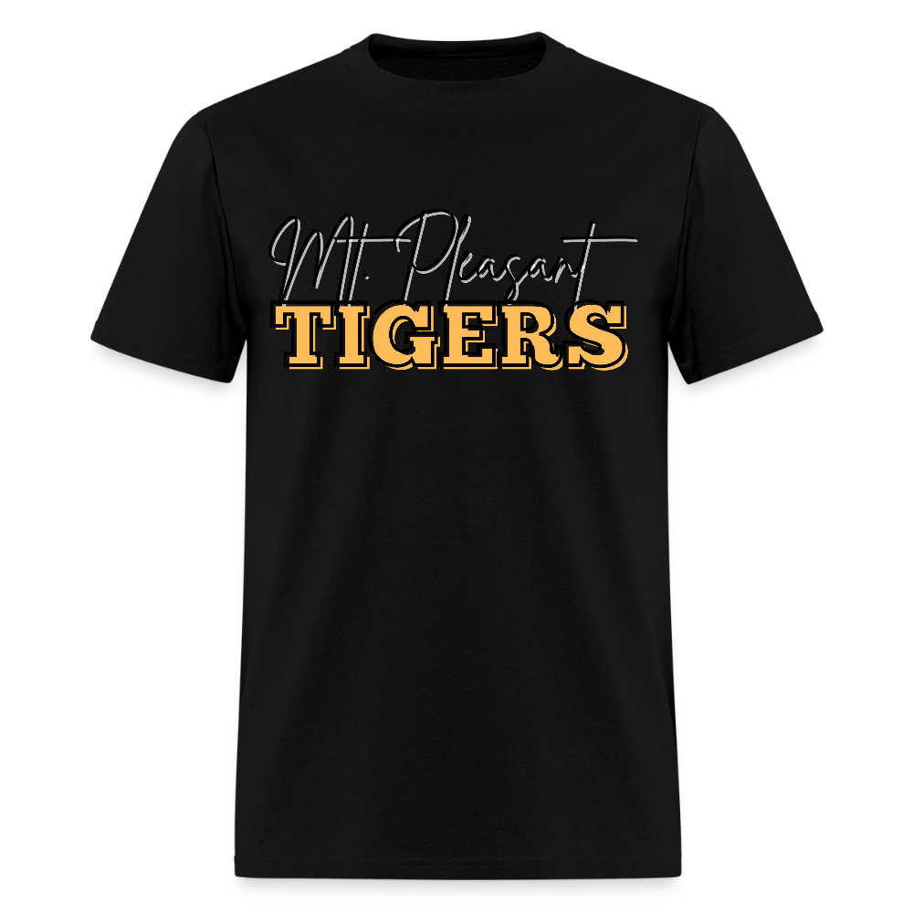 MP Tigers Bleed Black & Gold T-Shirt | GILDAN 5000 - black