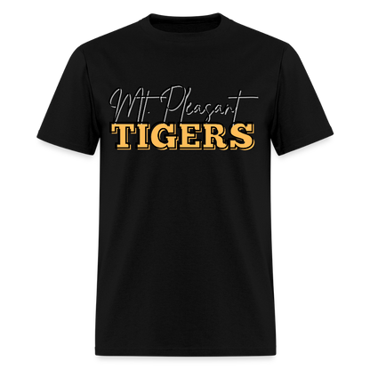 MP Tigers Bleed Black & Gold T-Shirt | GILDAN 5000 - black