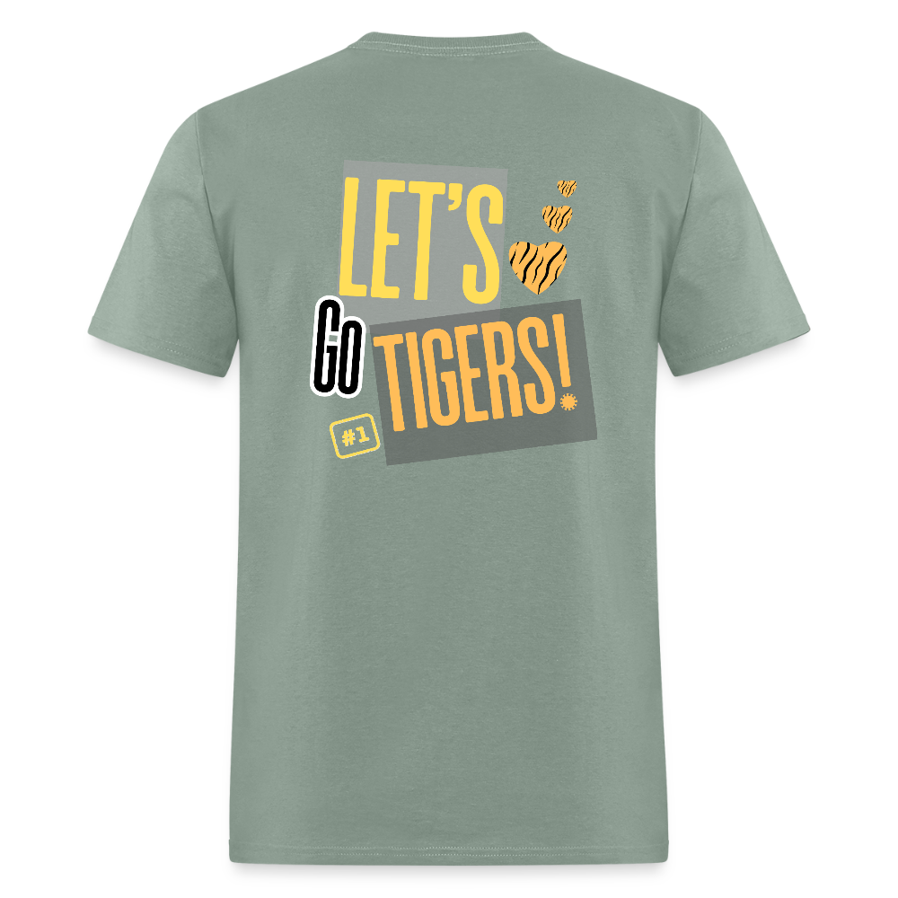 Let's Go Tigers! MPISD Child Nutrition Classic T-Shirt - sage