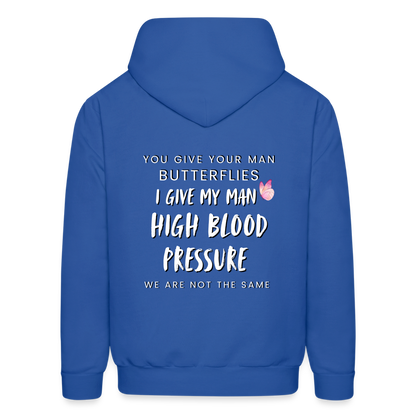 FWC Butterflies/ High blood Pressure Hoodie - royal blue