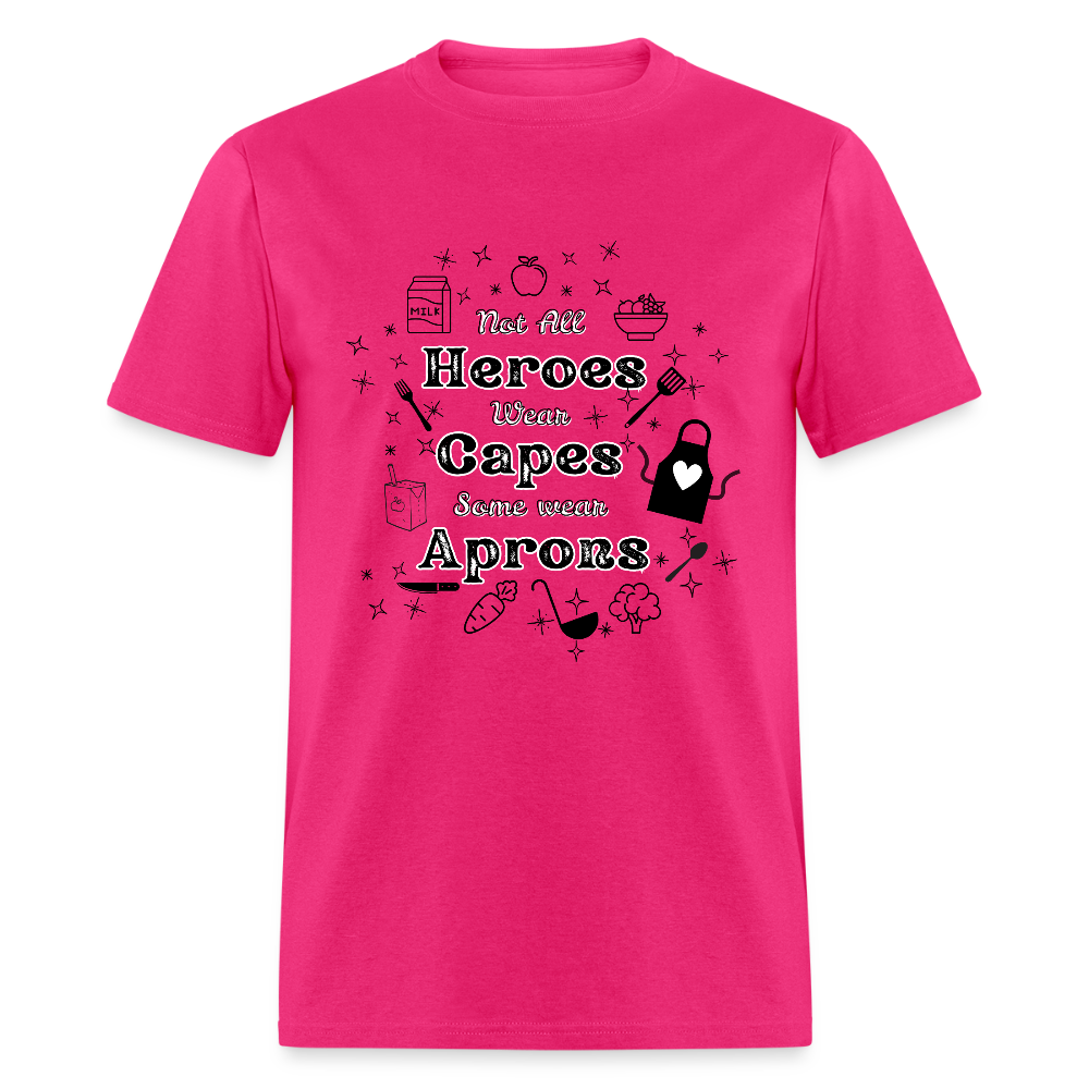 Heroes Wear Aprons Classic T-Shirt - fuchsia
