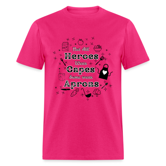 Heroes Wear Aprons Classic T-Shirt - fuchsia