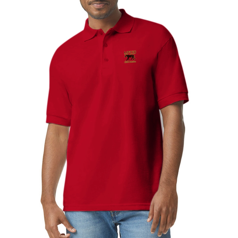 MPISD  Child Nutrition Gildan Unisex 50/50 Jersey Polo - red