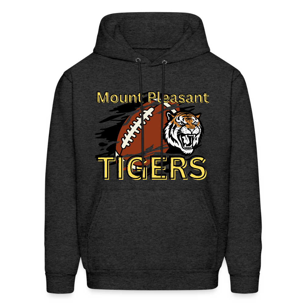 MP Tigers Football Men's Hoodie - charcoal grey