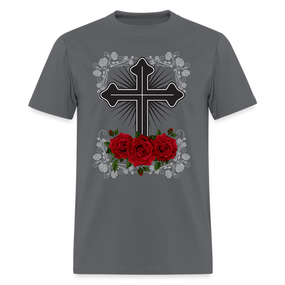 John 3:16 Classic T-Shirt - charcoal