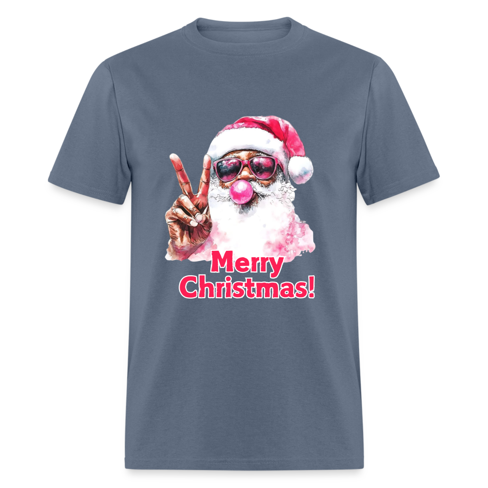 Peace Merry Christmas Unisex Classic T-Shirt - denim