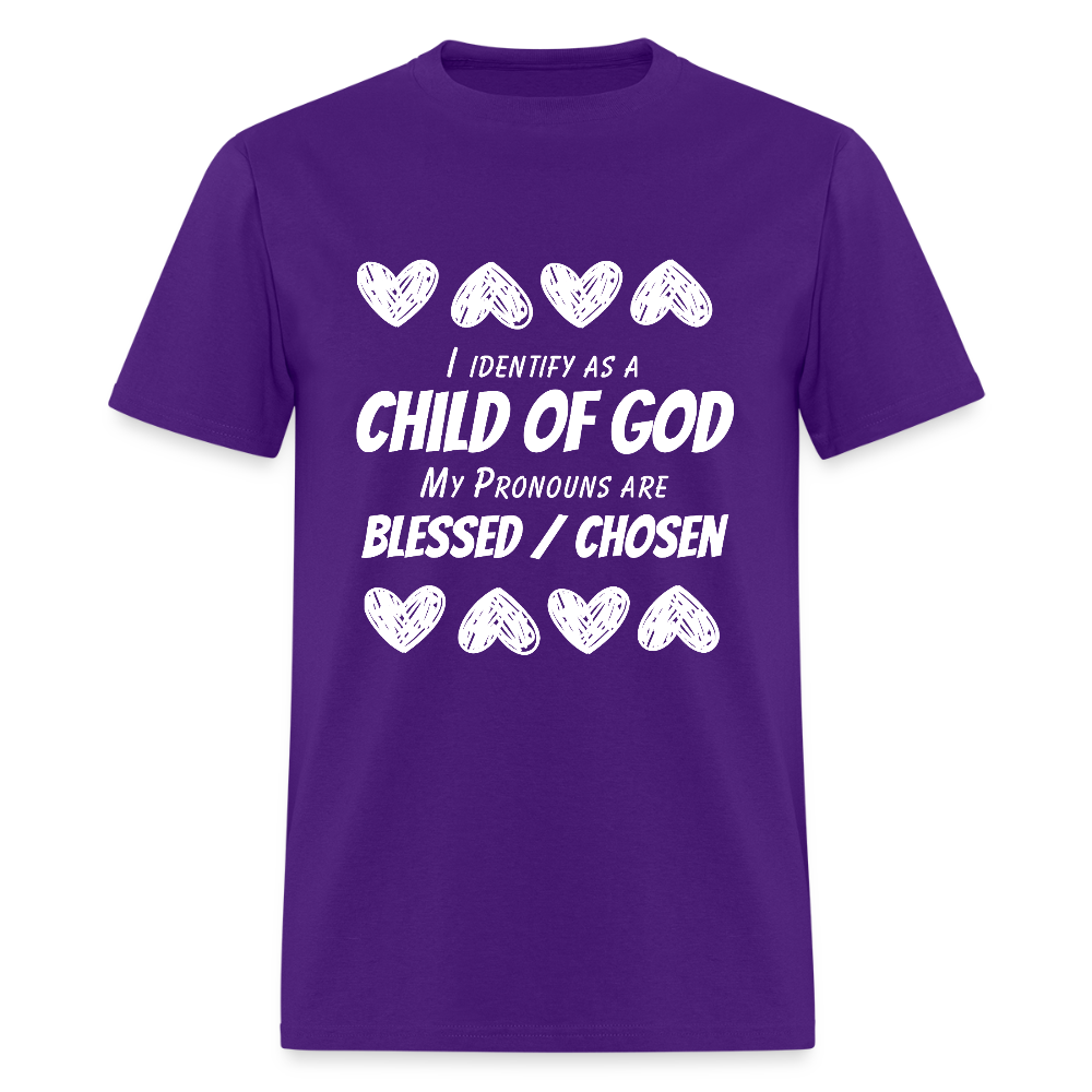 Child of God Hearts Classic T-Shirt - purple