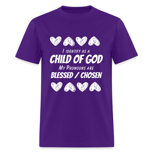 Child of God Hearts Classic T-Shirt - purple
